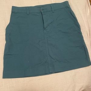 Patagonia Organic Cotton Skirt, Teal size 8